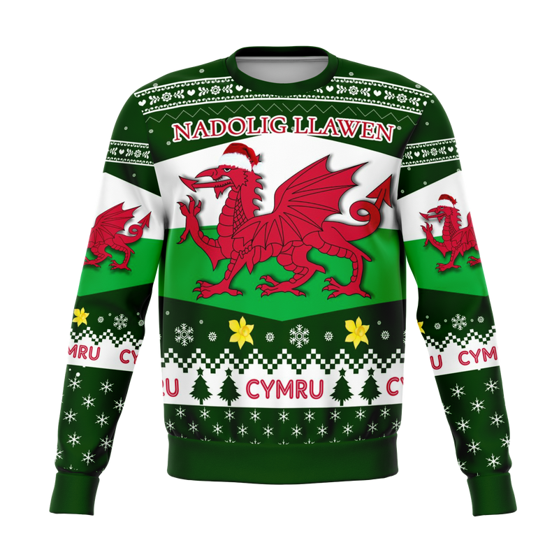 Wales Ugly Christmas Sweater For Men & Women