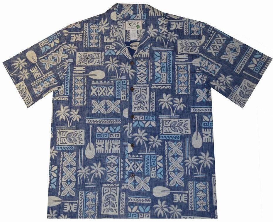 Traditional Tapa Hawaiian Shirt