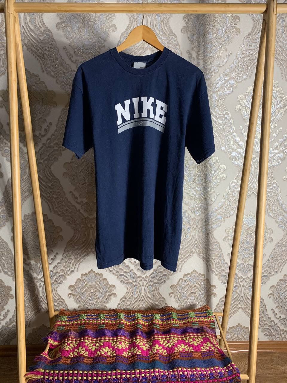 VINTAGE NIKE T-SHIRT BIG LOGO SWOOSH DRILL Y2K VERY RARE 90s, Shirt Outfit, Gift For Men, For Women