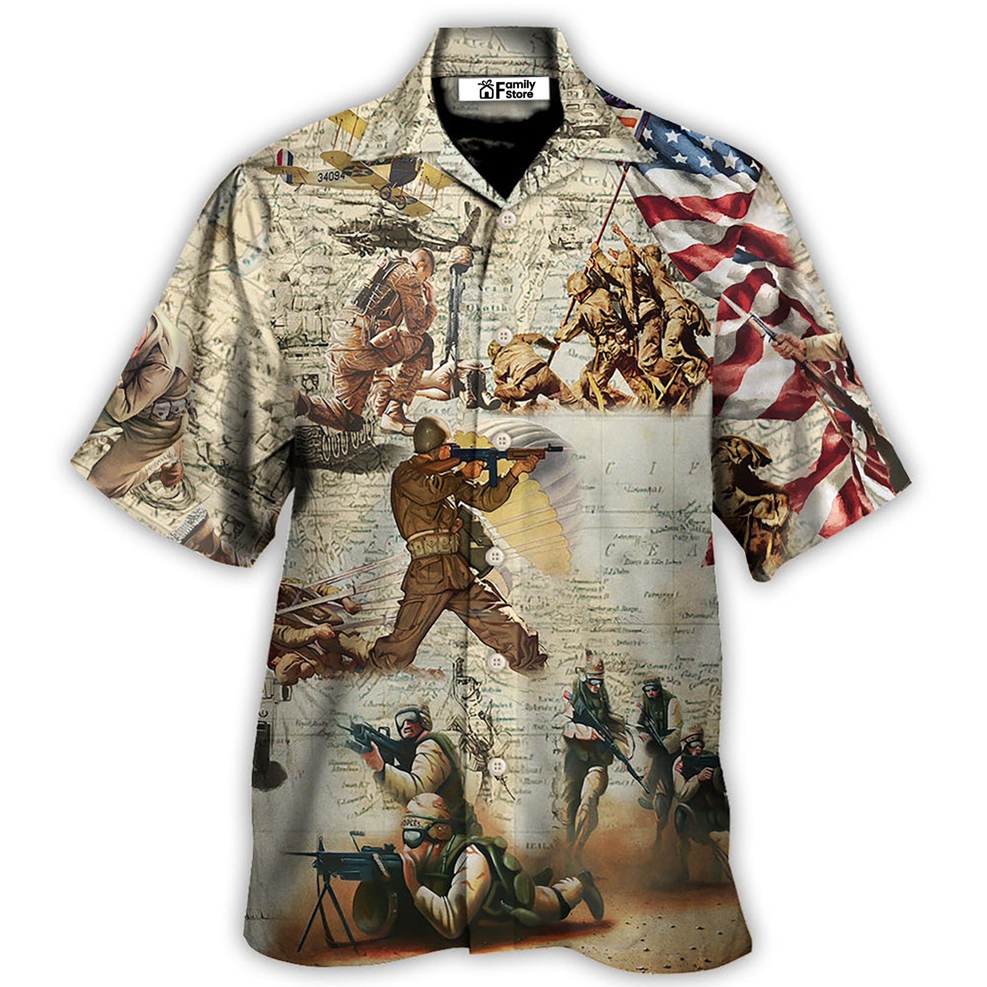 Veteran Memory Soldier’S Prayer – Hawaiian Shirt