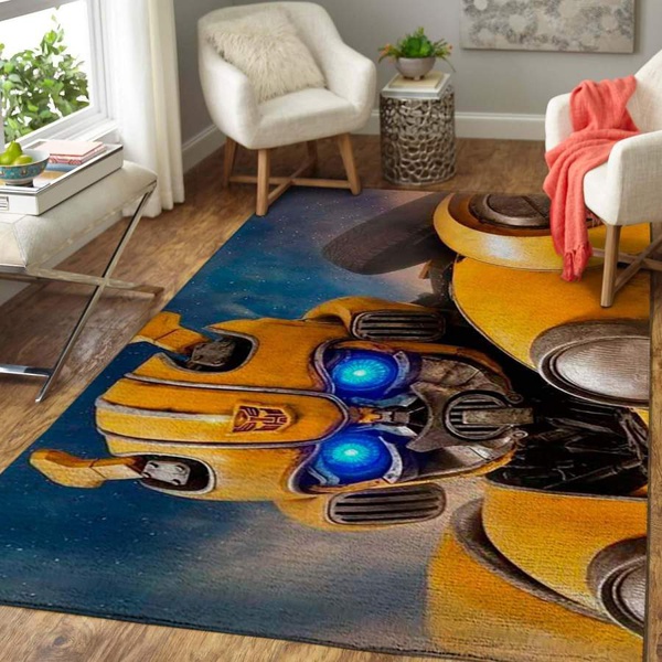 Transformer Movie – Bumblebee Area Rug – Movie Home Decor – HomeBeautyUS