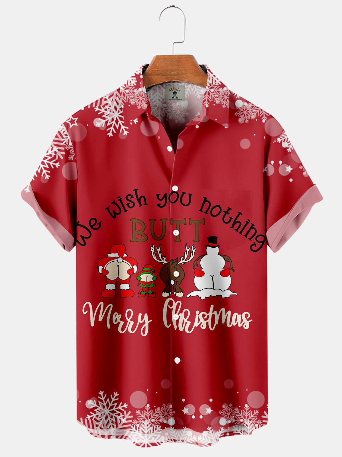 We Wish You Nothing Butt Merry Christmas – Hawaiian Shirt