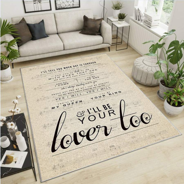 Van Morrison Area Rug – Home Decor – Bedroom Living Room Decor