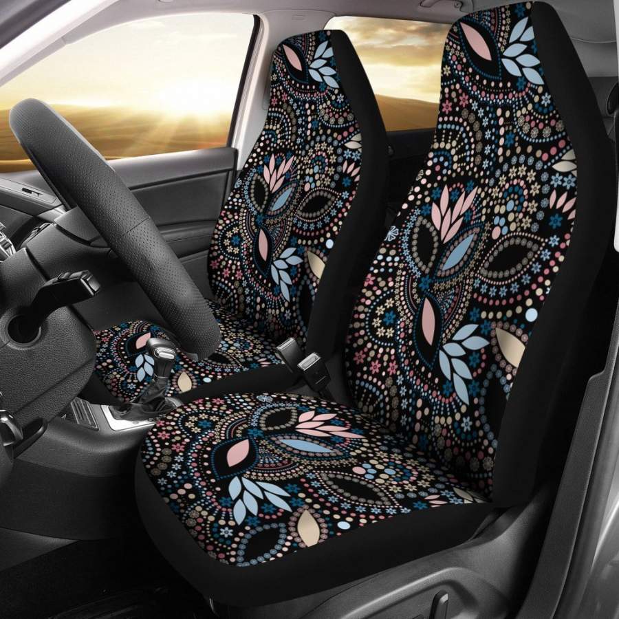 Tribal Beads Pattern Beautiful Car Seat Covers