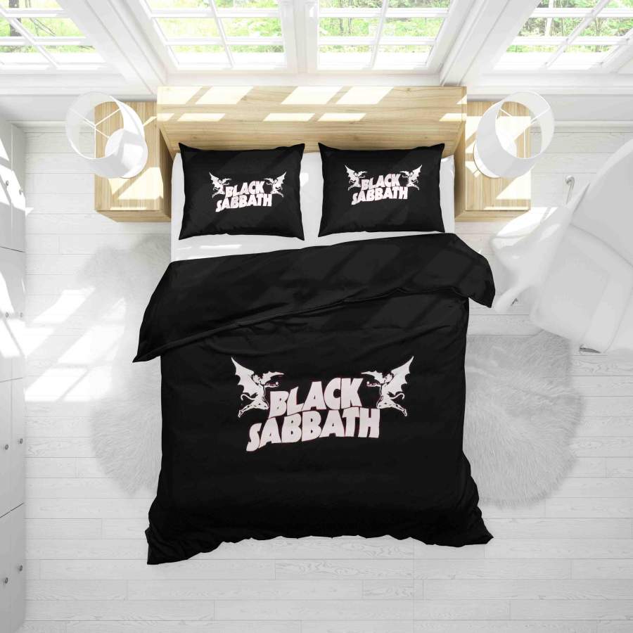 3D Black Sabbath Quilt Cover Set Bedding Set Duvet Cover Pillowcases SF22