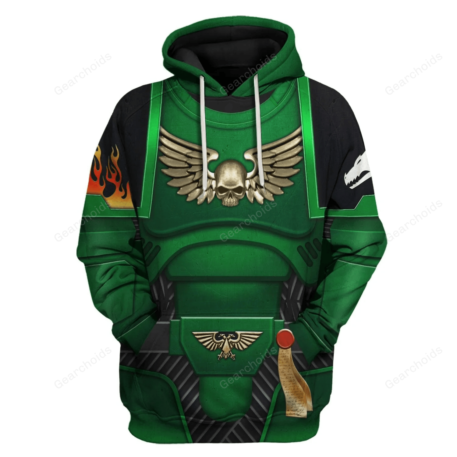 Warhammer Space Marines Salamanders – Costume Cosplay Hoodie Sweatshirt Sweatpants