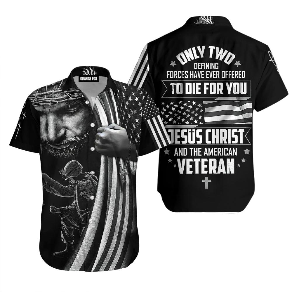 Us Veteran Jesus Hawaiian Shirt For Men & Women