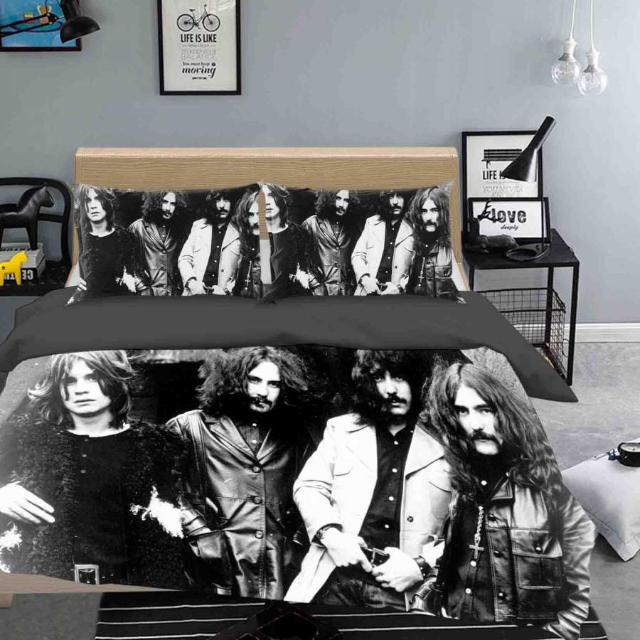 3D Black Sabbath Quilt Cover Set Bedding Set Duvet Cover Pillowcases SF15