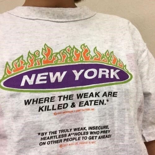 Vintage New York t-shirt, Shirt Outfit Idea