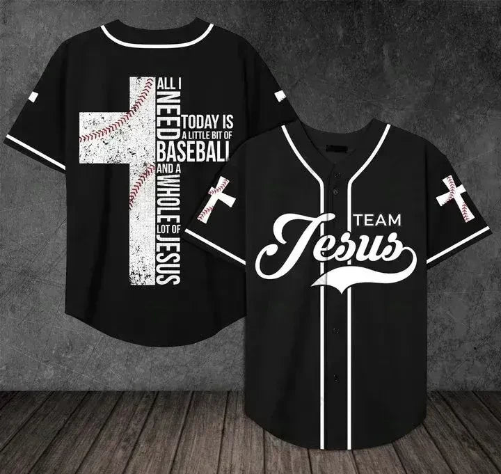 All I Need Today Is A Whole Lot Of Jesus – Baseball Jersey 118