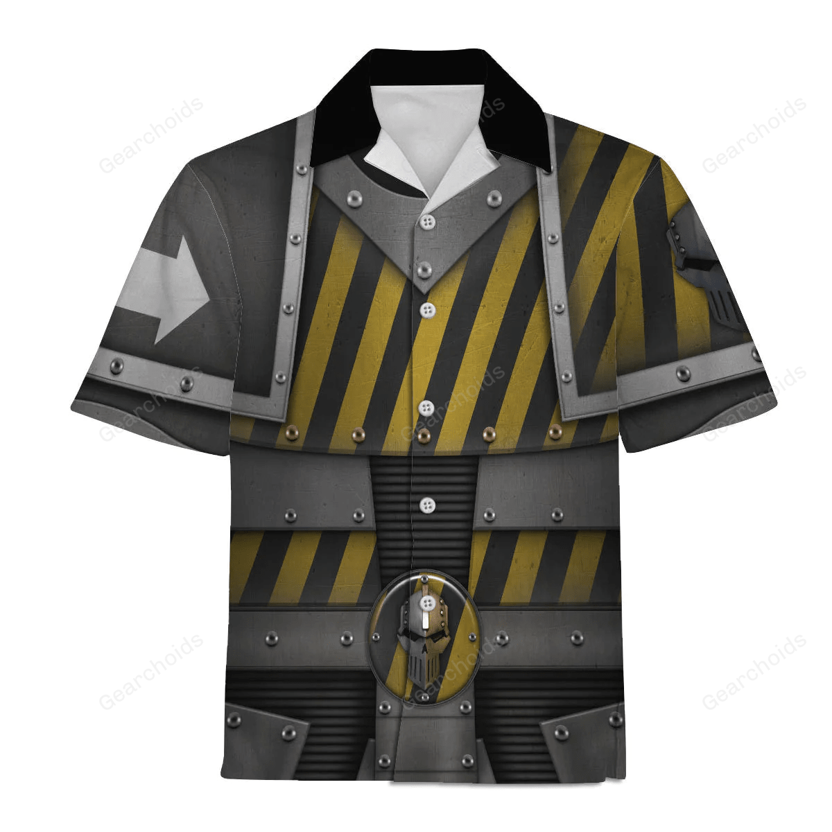 Warhammer The Iron Warriors Legion Colour Scheme – Costume Cosplay Hawaiian Shirt