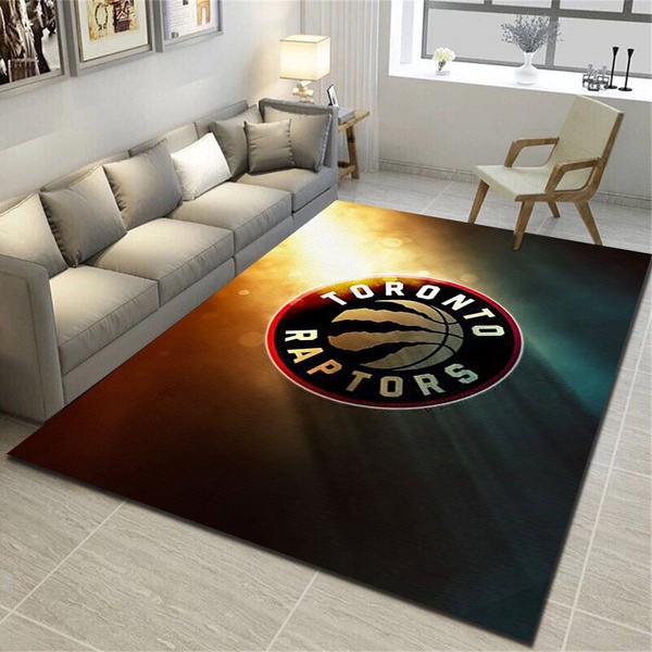 Toronto Raptors Rug, Basketball Team Living Room Bedroom Carpet, Sports Floor Mat