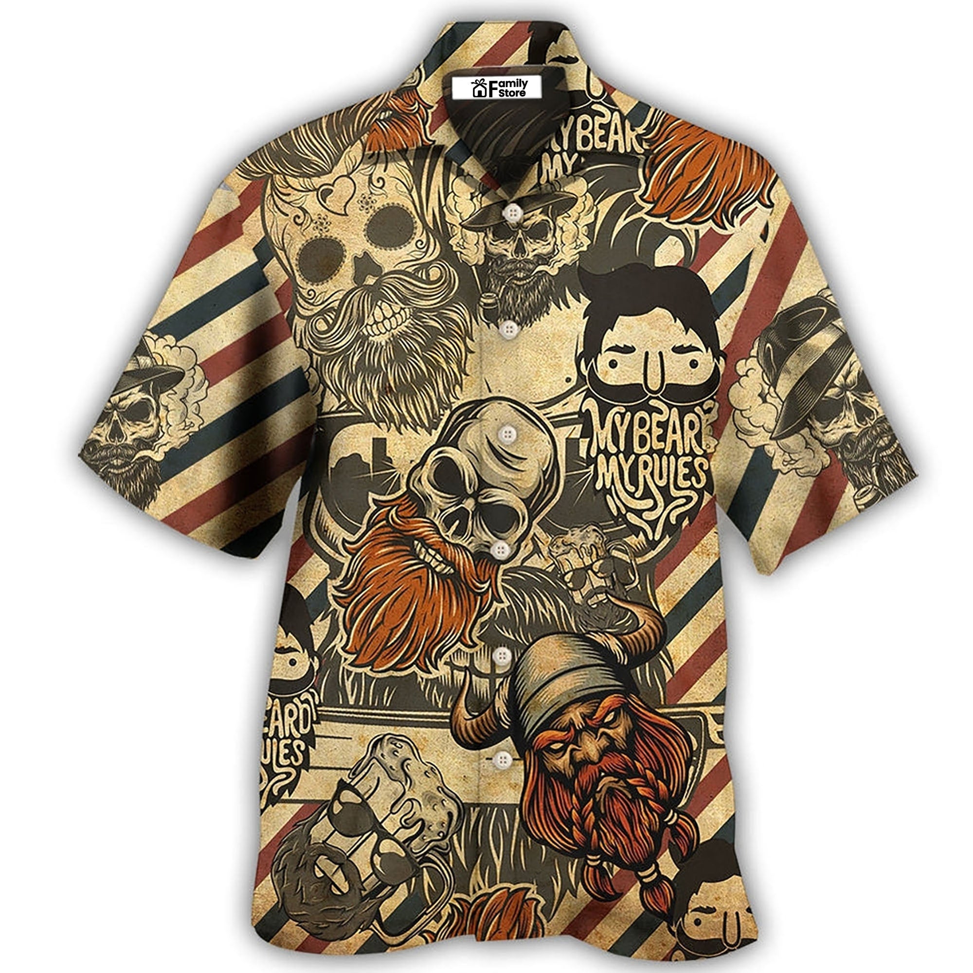 Viking My Rules Hawaiian Shirt