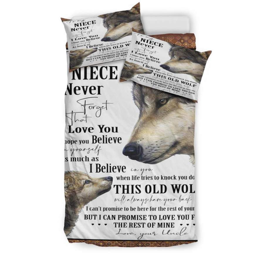 Wolf Quilt Forget Who You Are Bedding – Duvet Cover And Pillowcase Set