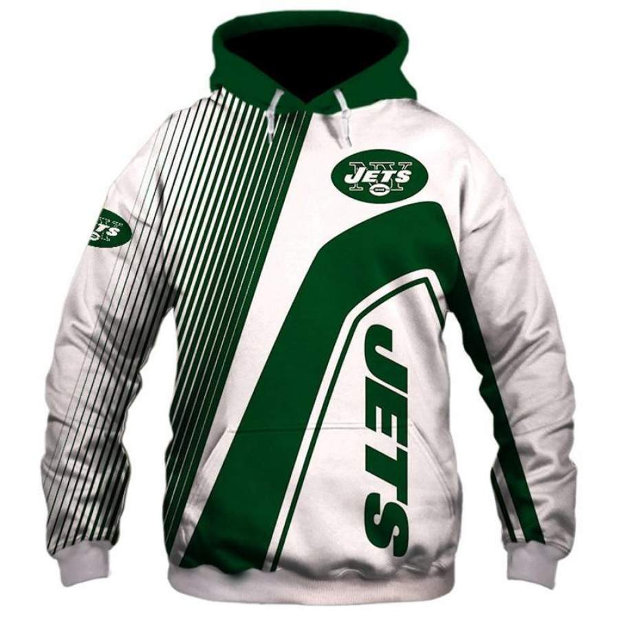 3D Hoodies Custom Men New York Jets Hoodies Cheap For Sale