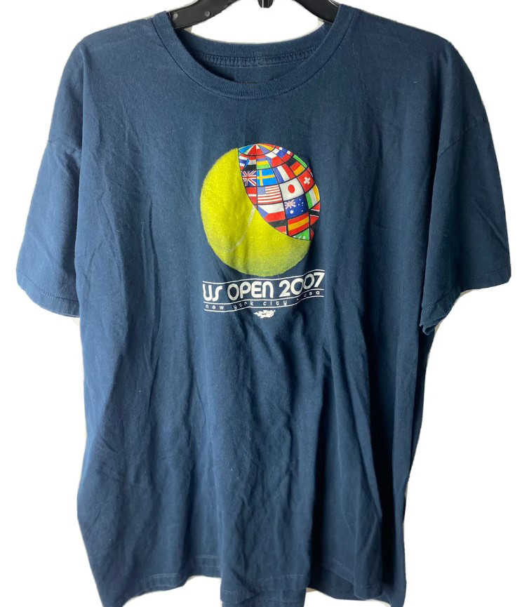 Vintage 2007 US Open New York Tennis Championships Tee Shirt Outfit, Gift For Men, For Women