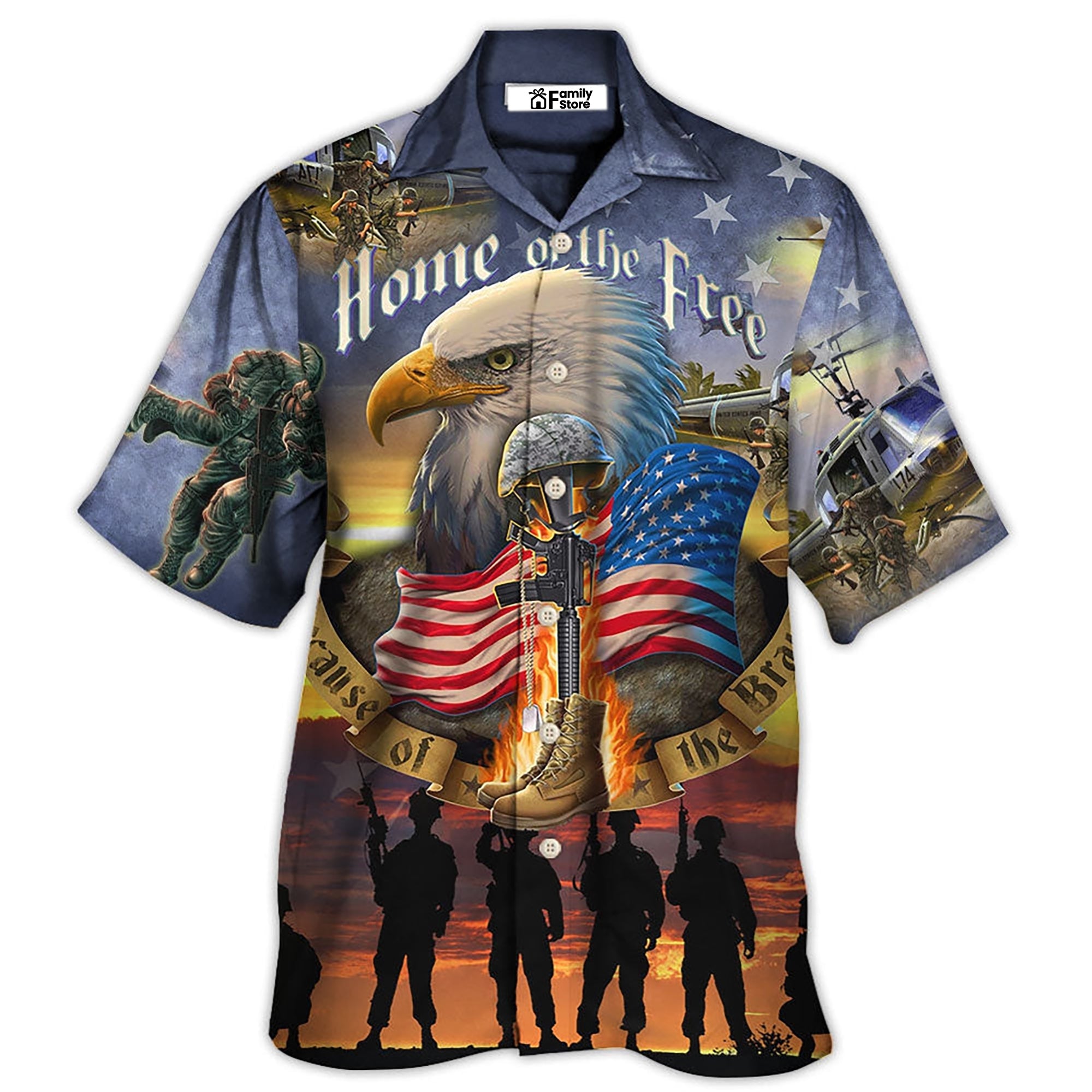 Veteran Eagle Remember The Days Veteran – Hawaiian Shirt