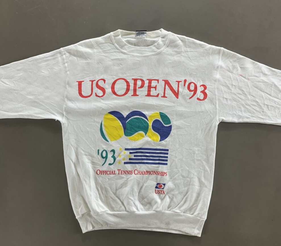 Vintage US Open 93 Tennis Championships Sweatshirt Outfit, Shirt Outfit Idea