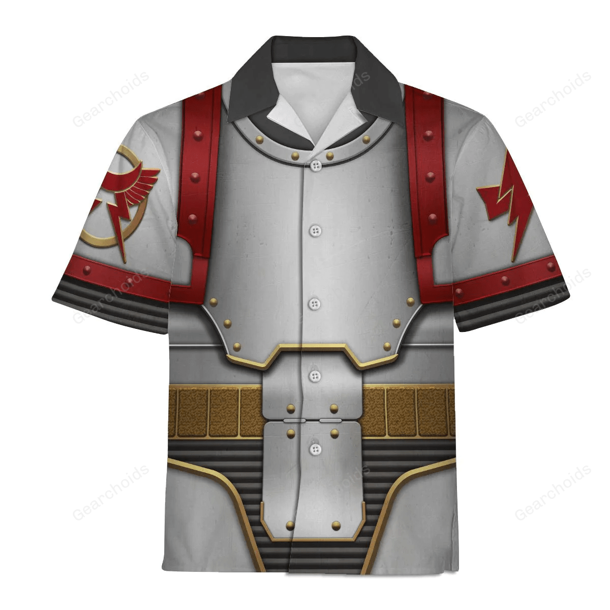 Warhammer White Scars In Mark Iii Power Armor – Costume Cosplay Hawaiian Shirt