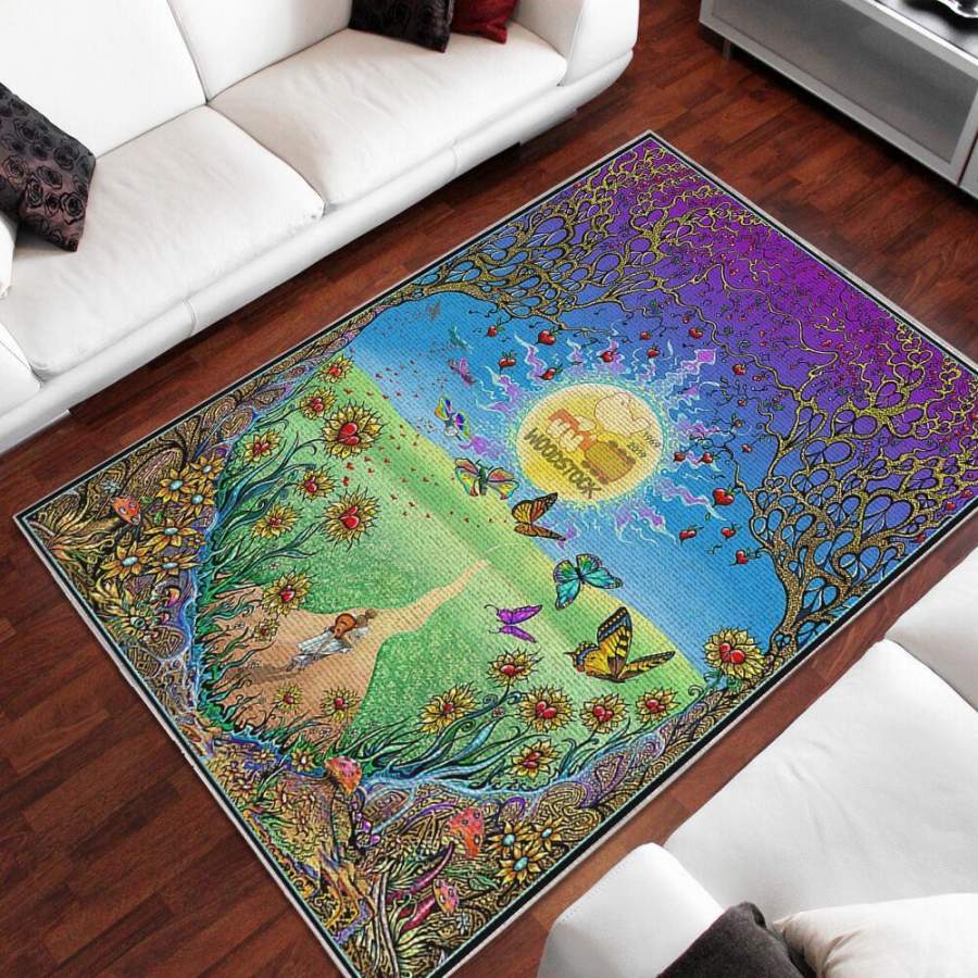 Woodstock Area Rug – Home Decor – Bedroom Living Room Decor