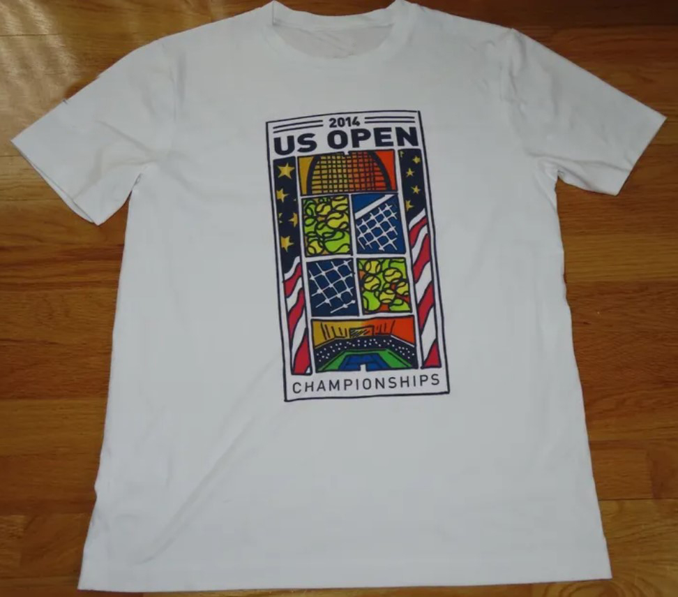 Vintage 2014 US Open Tennis Championships Shirt Outfit, Shirt Outfit Idea