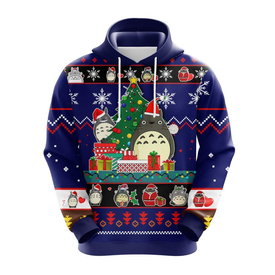 Totoro Chibi Christmas cute Noel Mc Ugly Hoodie 1 – Amazing Gift idea