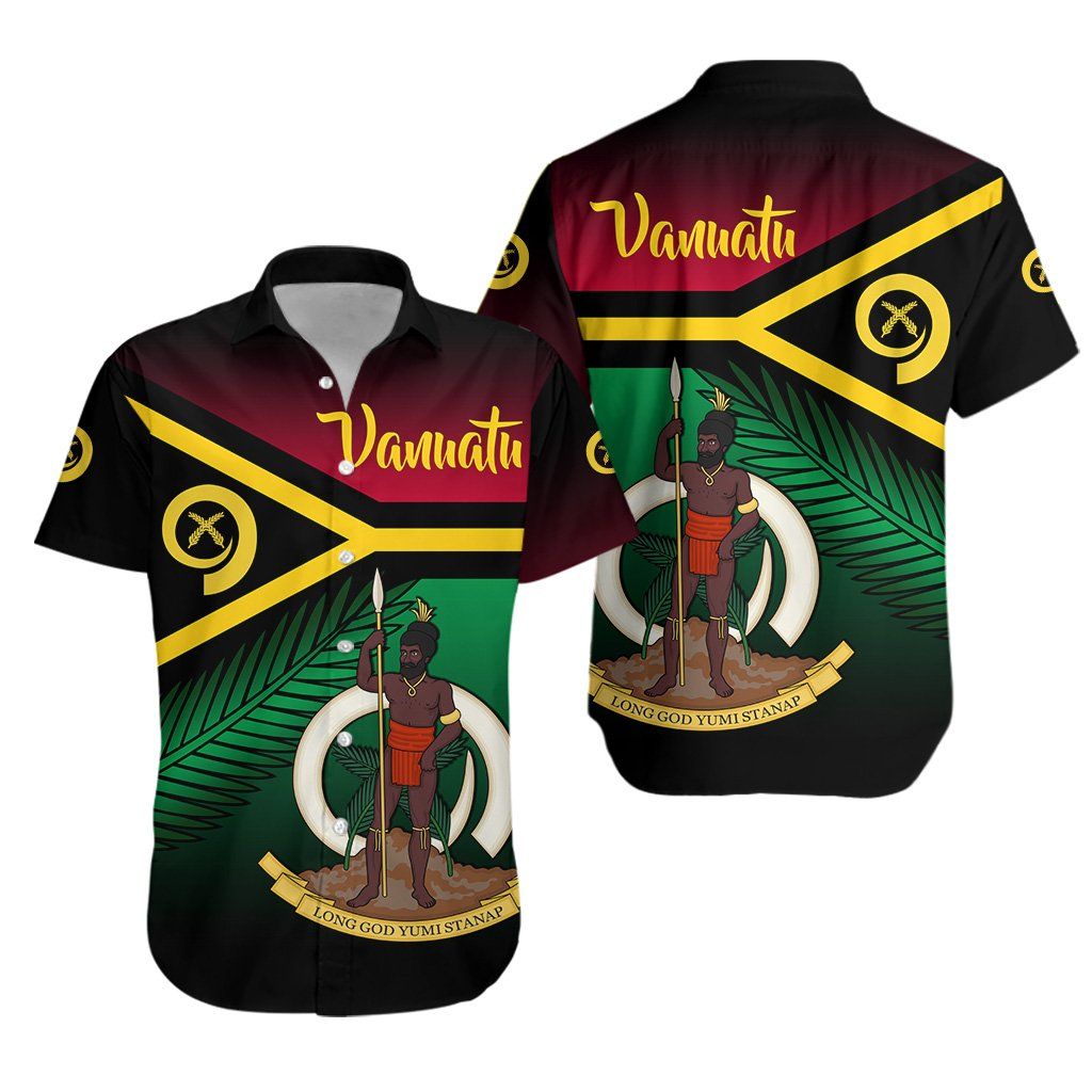 Vanuatu Rugby Hawaiian Shirt Proud Vibes K8