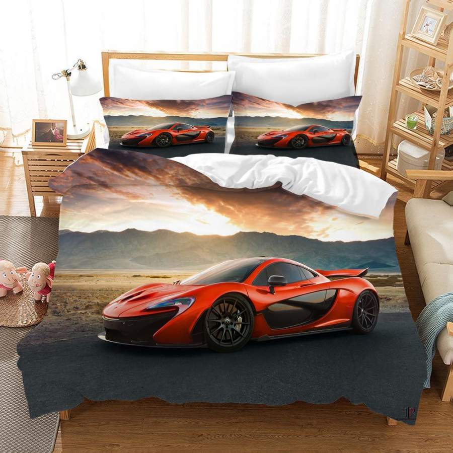 3D Super Car Quilt Cover Set Bedding Set Pillowcases 76