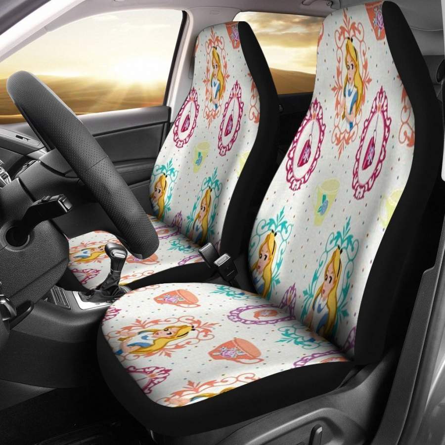 Alice Car Seat Covers Alice In Wonderland Cartoon Fan Gift