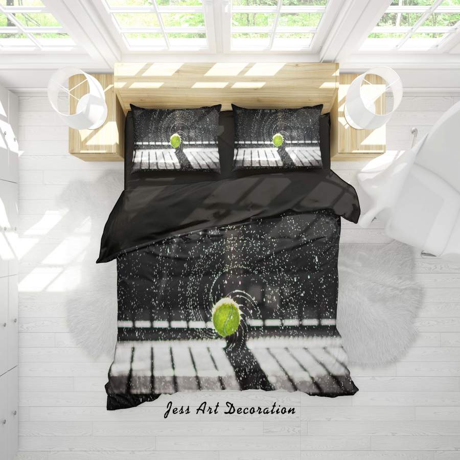 3D Abstract Tennis Quilt Cover Set Bedding Set Duvet Cover Pillowcases A122 LQH