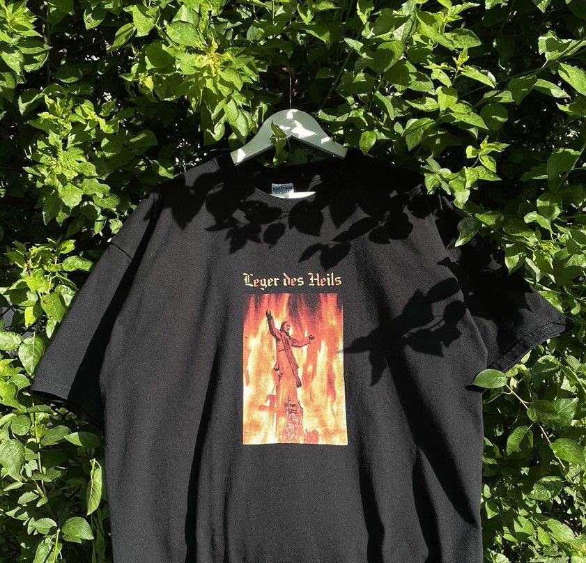 Vintage Jesus T-Shirt Y2K Fire Marduk Style 00s, Shirt Outfit, Gift For Men, For Women