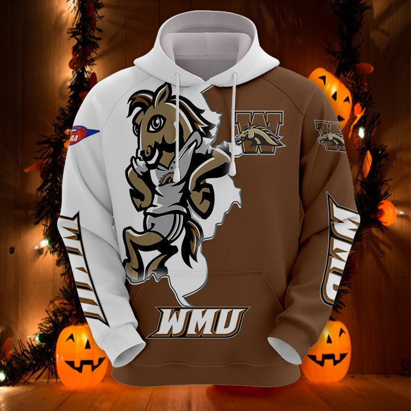 Western Michigan Hoodies Mascot