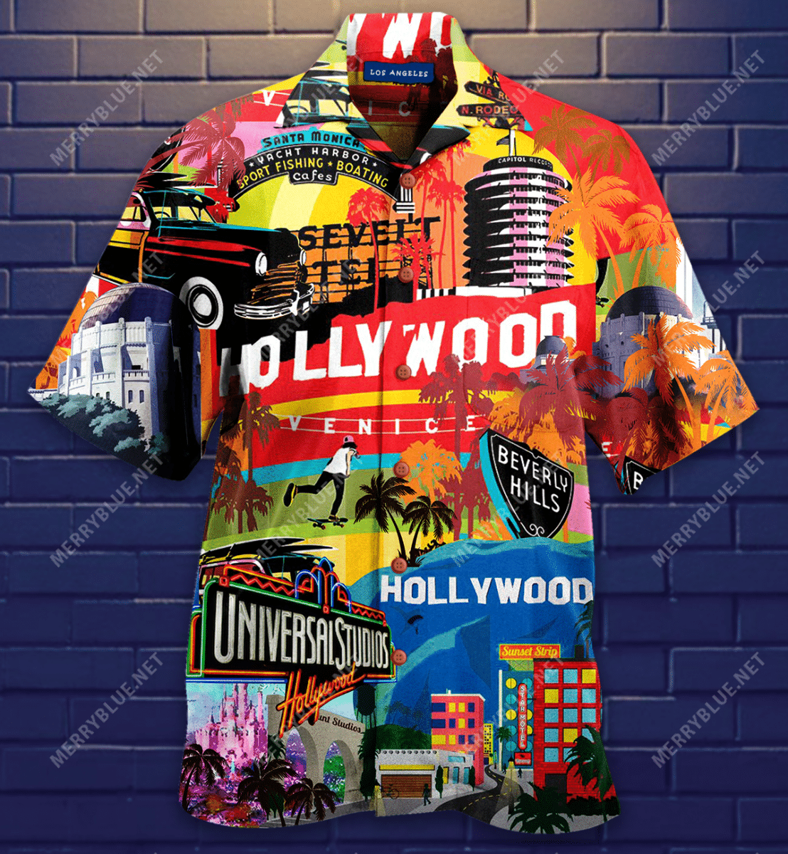 Welcome To Los Angeles City Hawaiian Shirt