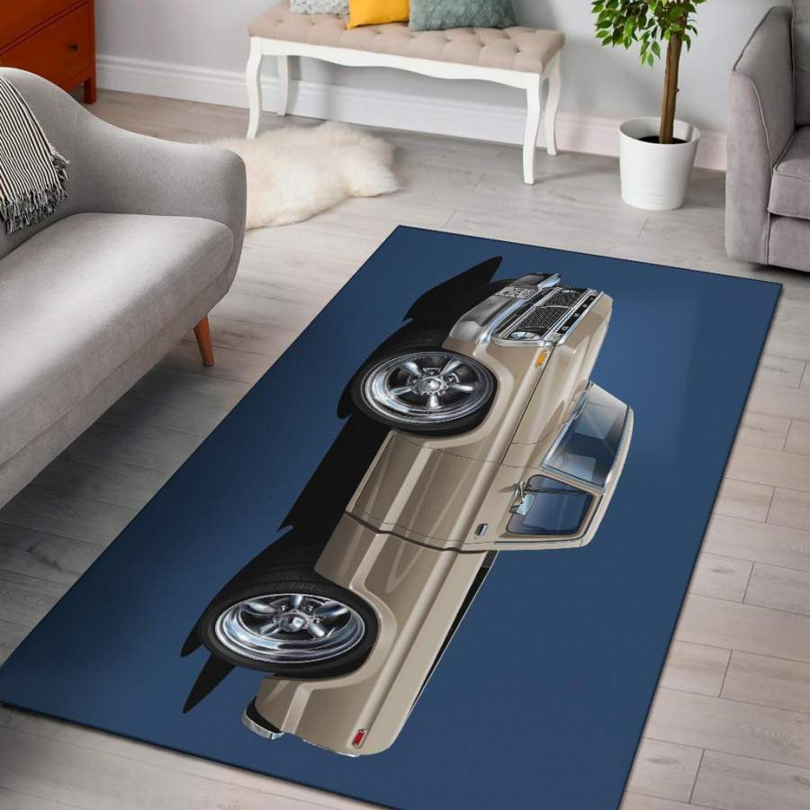 1974 Ford F100 Pickup Truck Car Art Area Rug Carpets 3 Size Choices