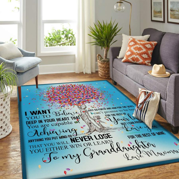 Tree Mk Carpet Area Rug – Home Decor – Bedroom Living Room Décor