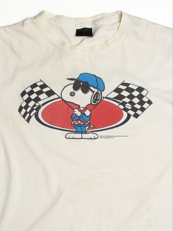 Vintage Peanuts Snoopy Shirt Outfit Joe Cool Tee N304