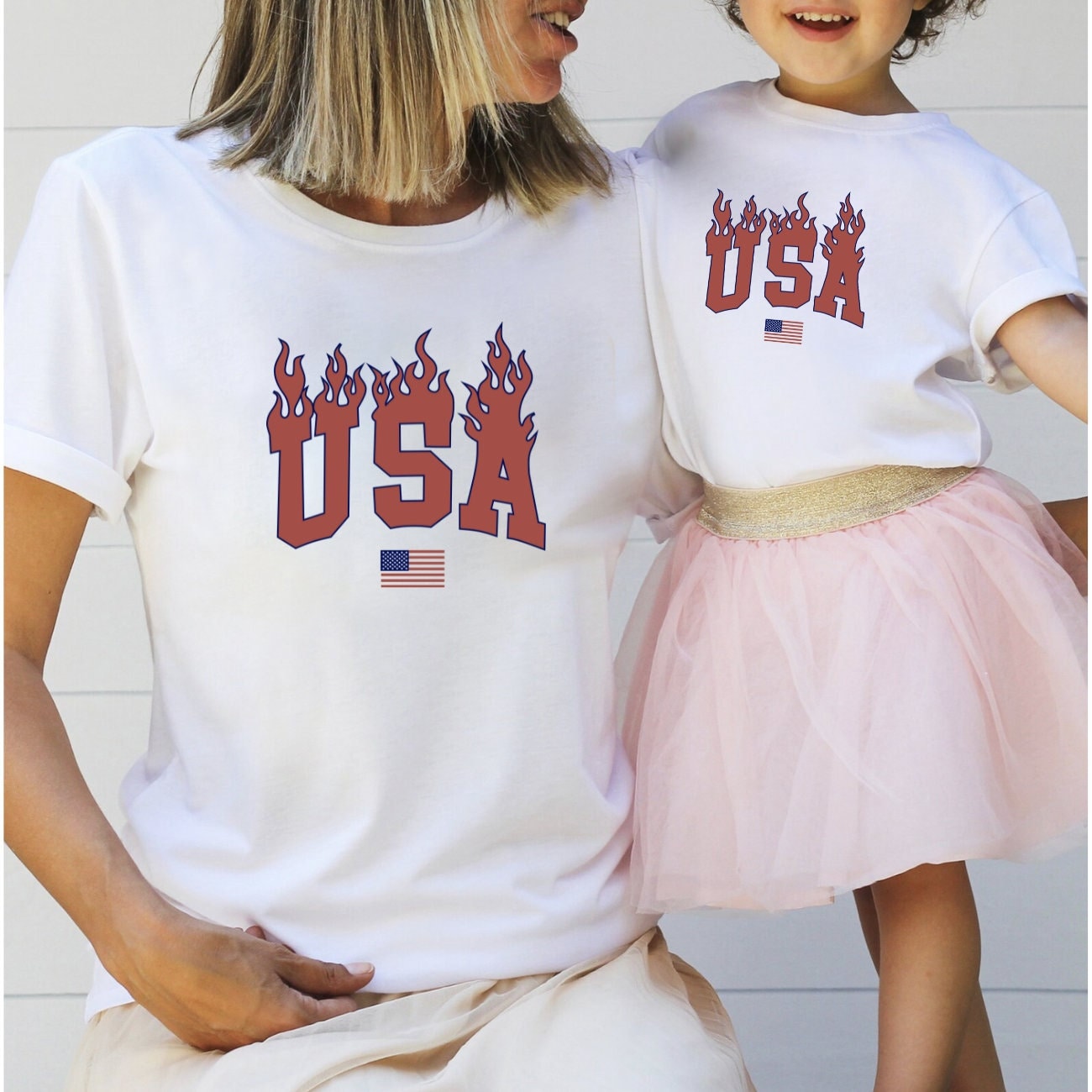 USA Shirt Merica Shirt USA Tshirt Fourth Of July Shirts Matching 4th of July Shirts Matching USA shirt Girls 4th Of July Mom and Me Outfits