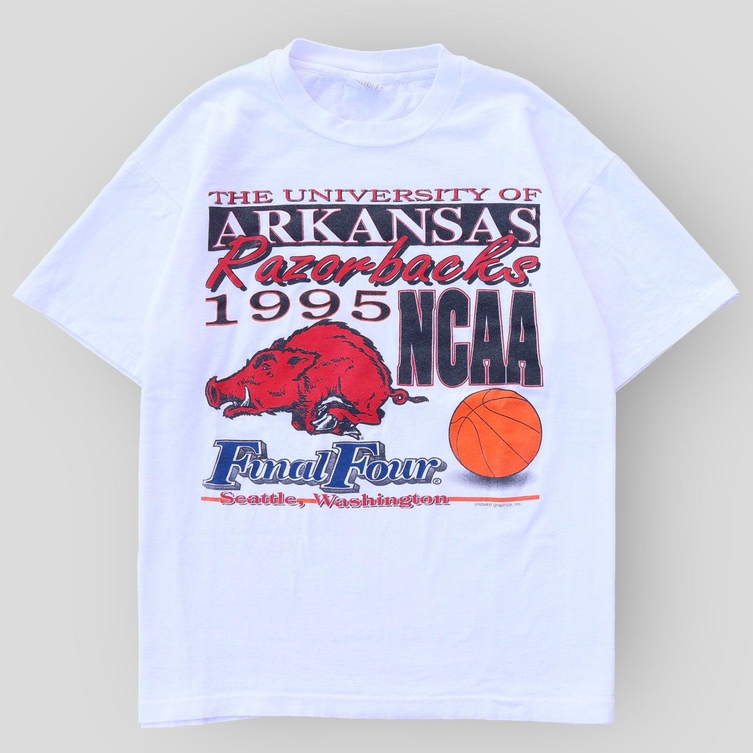 1995 NCAA Final-Four Arkansas Razorbacks Official T-Shirt, Sport Tee