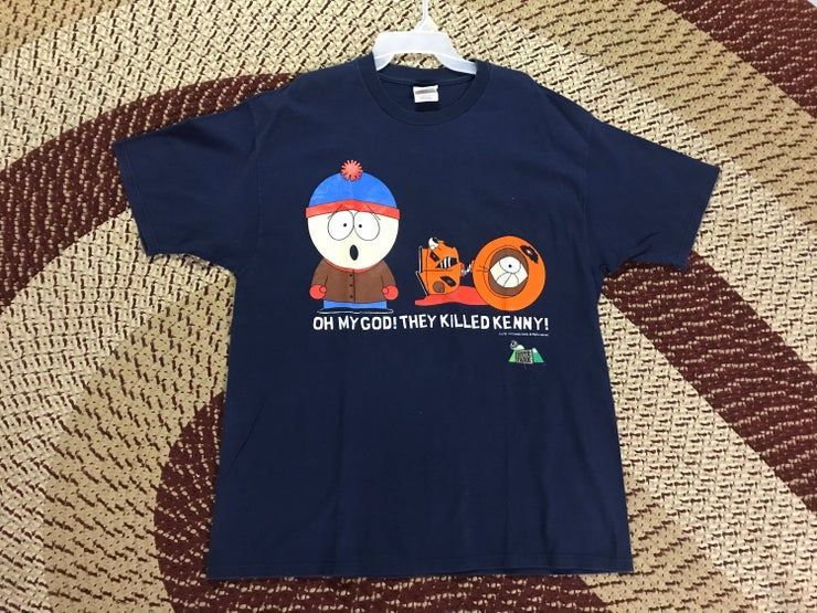 1997 South Park Oh God They Killed Kenny Vintage Shirt, Shirt Outfit Idea