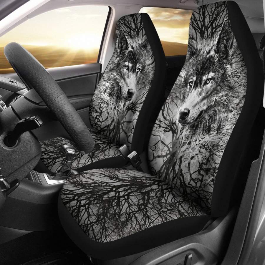 Wolf Car Seat Covers K200118