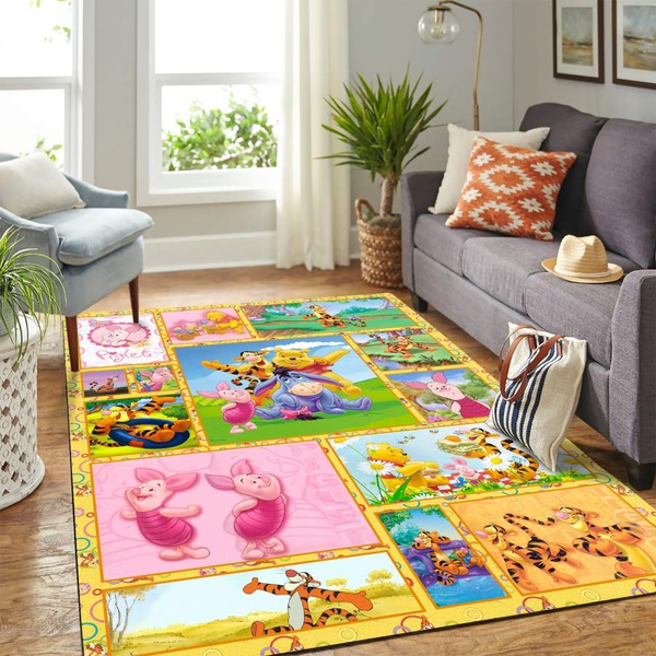 Winnie The Pooh Friends Carpet Floor Area Rug – Home Decor – Bedroom Living Room Décor