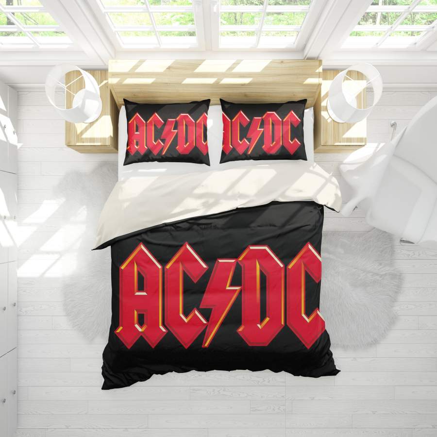 3D Band AC DC Quilt Cover Set Bedding Set Pillowcases 227