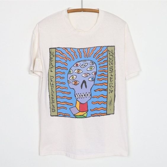 Vintage 1989 Meat Puppets Monsters Tshirt