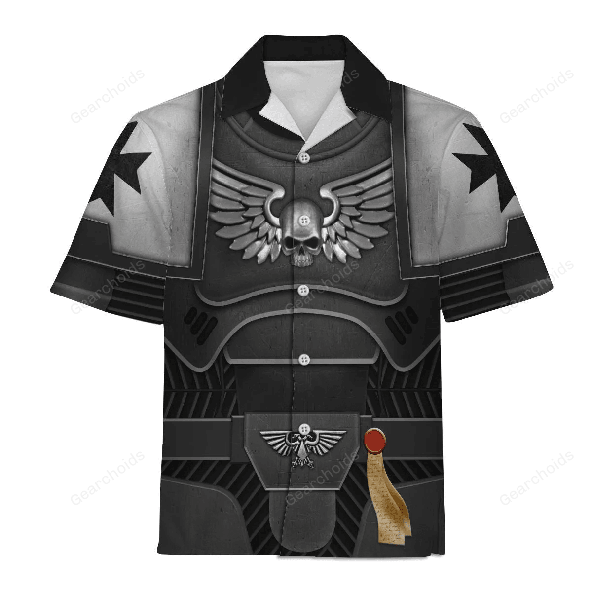 Warhammer Space Marines Black Templars – Costume Cosplay Hawaiian Shirt