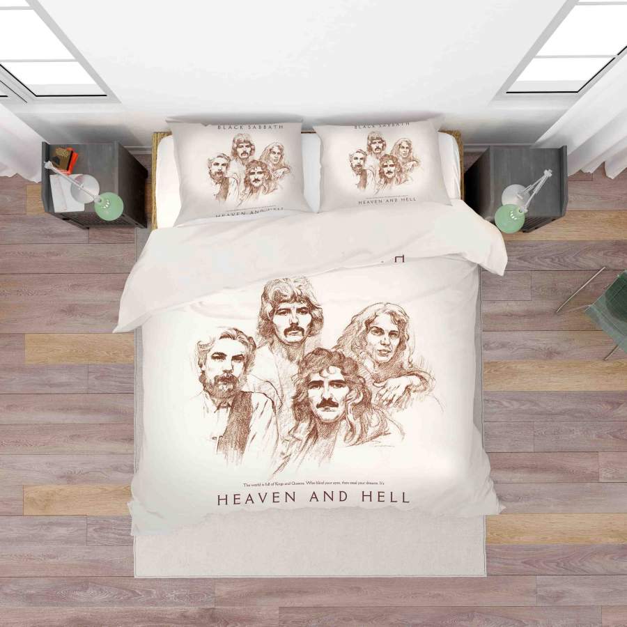 3D Heaven Hell Black Sabbath Quilt Cover Set Bedding Set Duvet Cover Pillowcases SF28