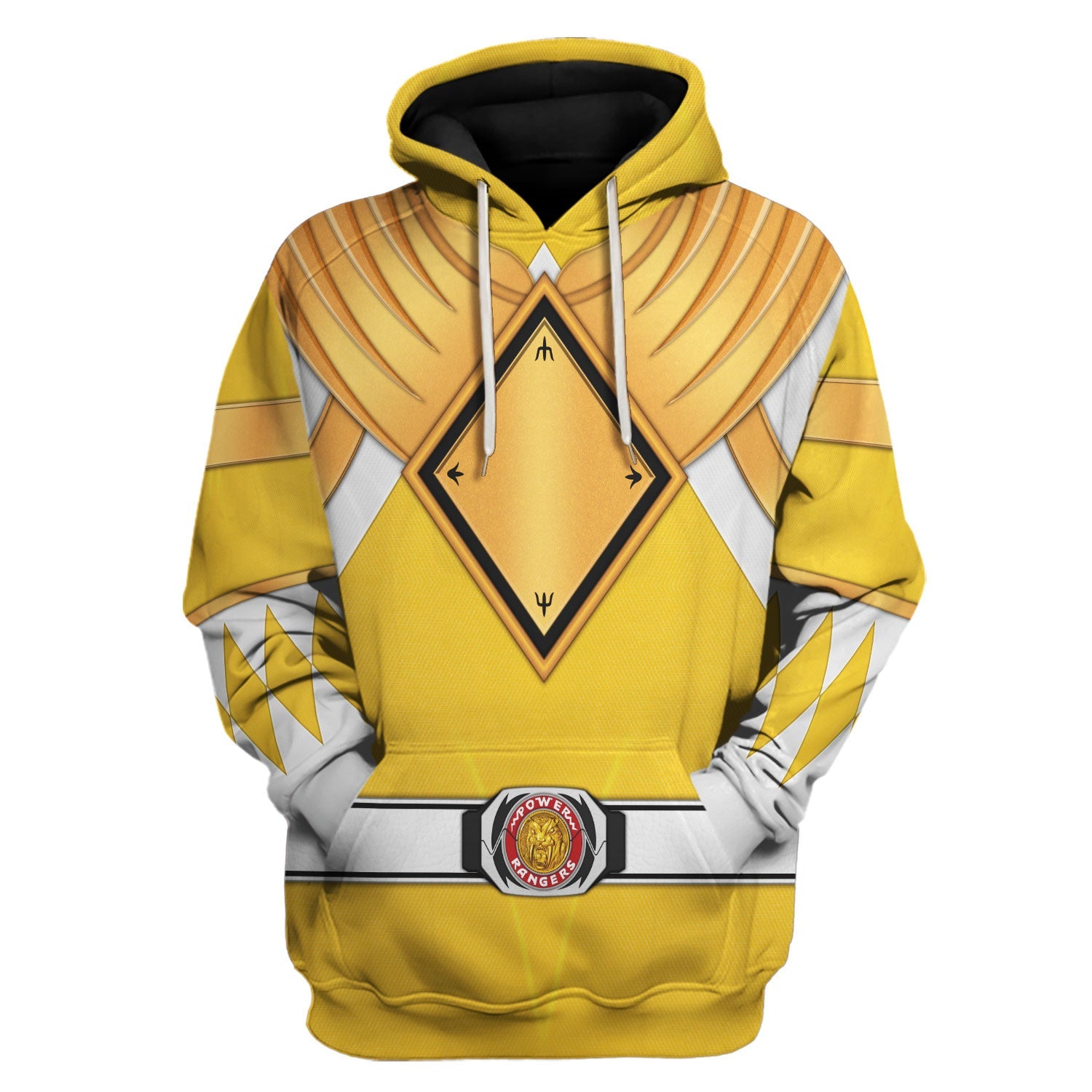 Yellow Ranger Dragon Shield Mighty Morphin Power Ranger- Hoodie Set, Sweatshirt, Sweatpants