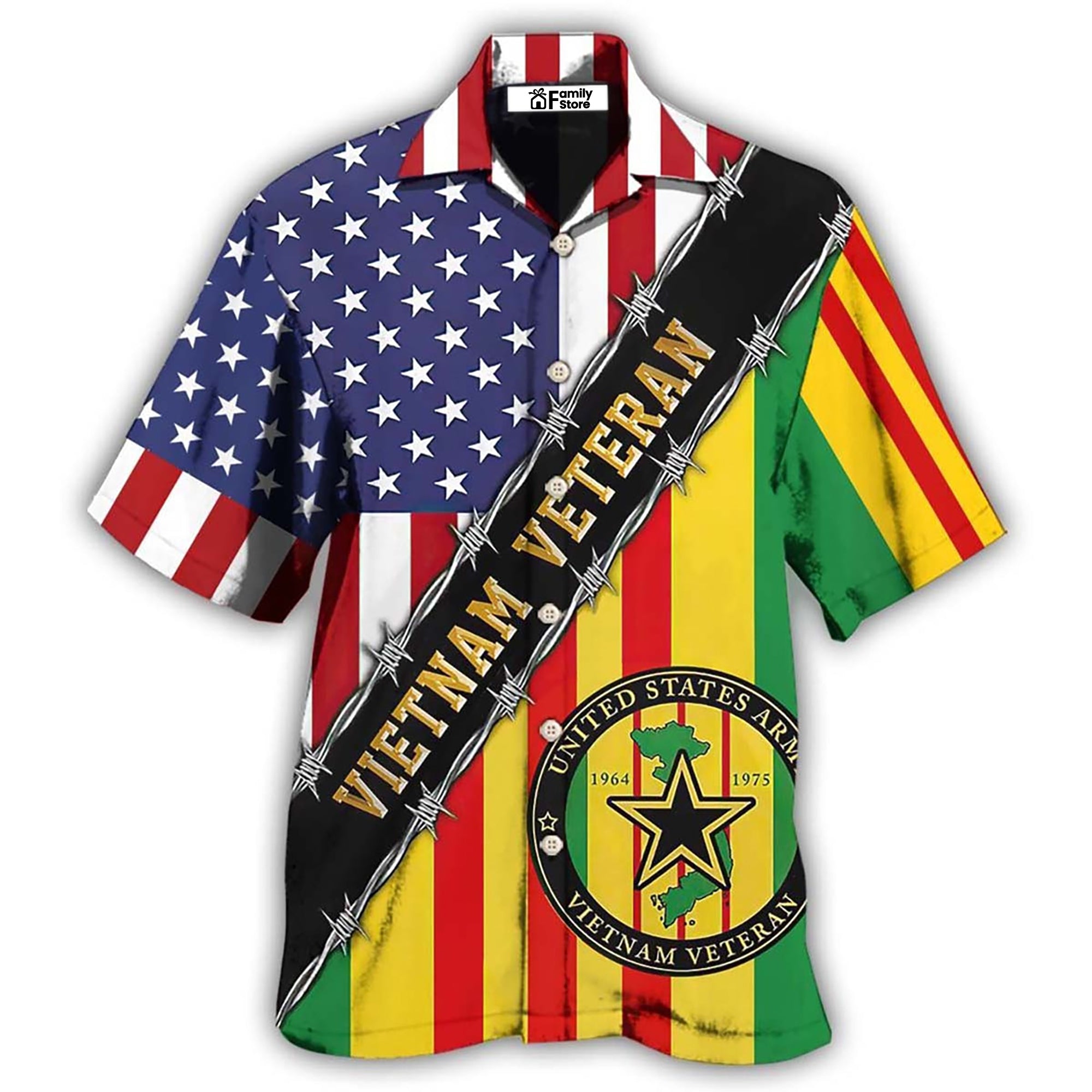 Veteran Vietnam Veteran I Love Freedom So Much – Hawaiian Shirt