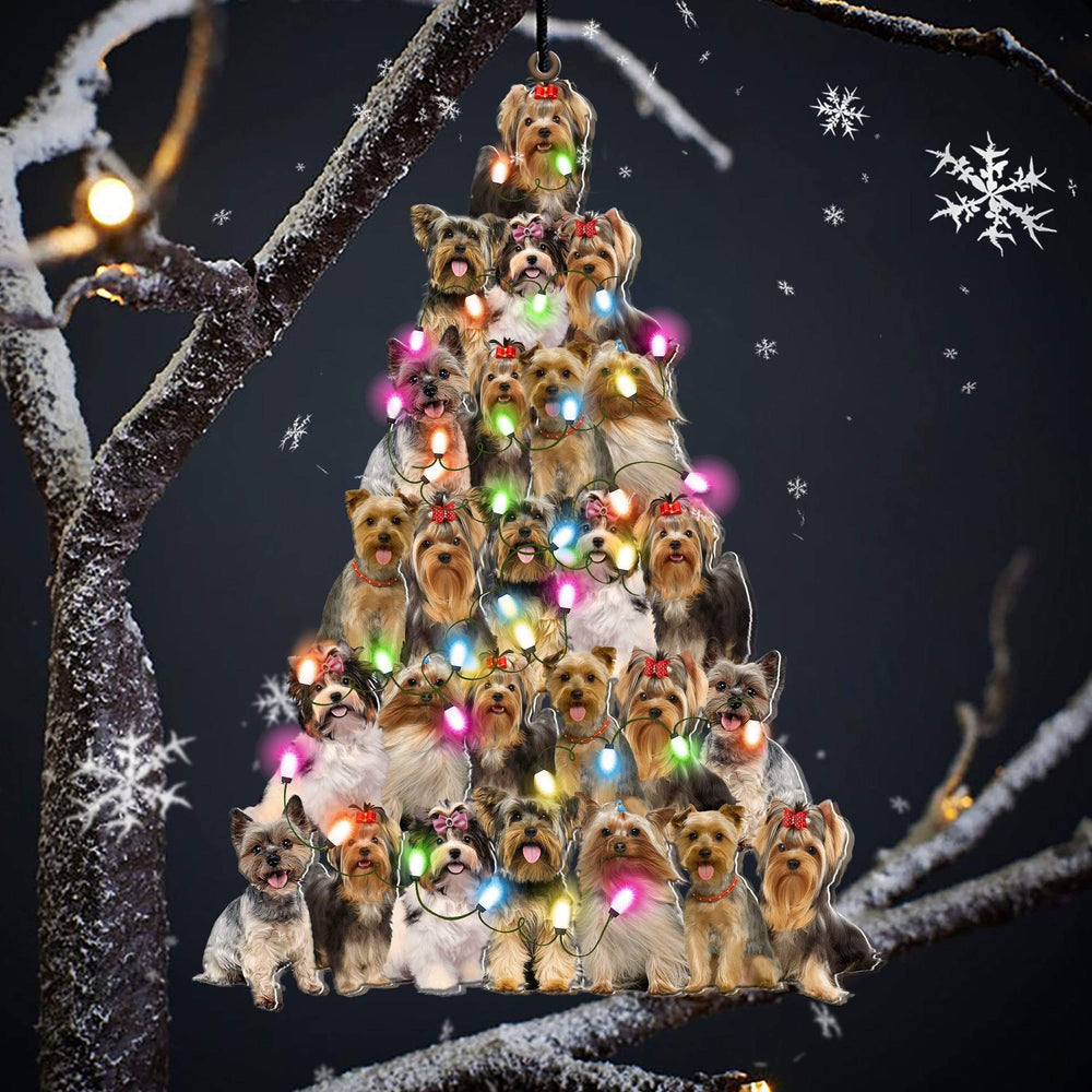 Yorkshire Terrier Lovely Tree Ornament – Gift For Dog Lover