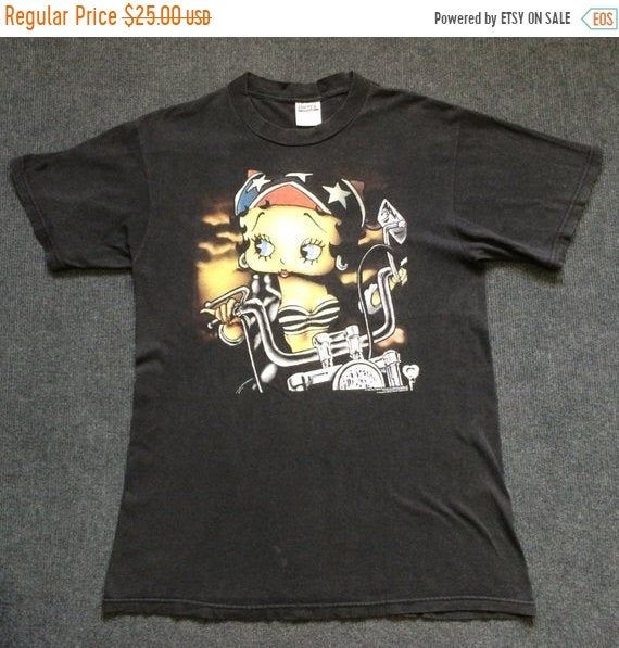 Vintage Betty Boop Harley Ride 90S Rare Shirt, Shirt Outfit Idea