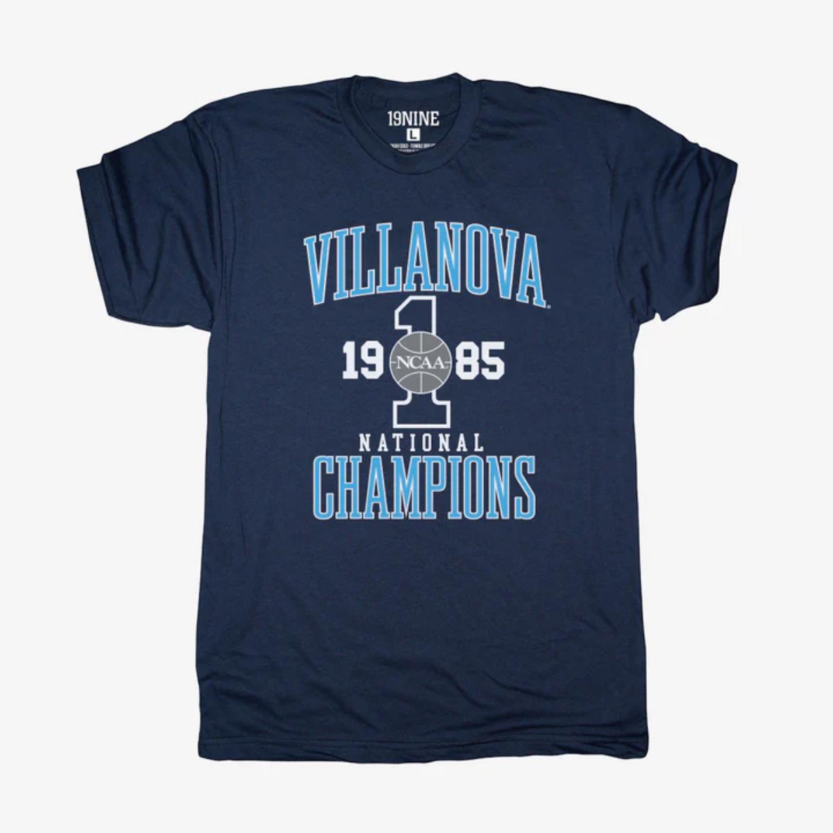 VINTAGE VILLANOVA NCAA CHAMPS ’85 TEE FINAL FOUR, Shirt Outfit Idea